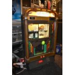 Old Fashioned CD Wizard wall jukebox. Holds 100 CD's. Complete, tested and working. Please note: