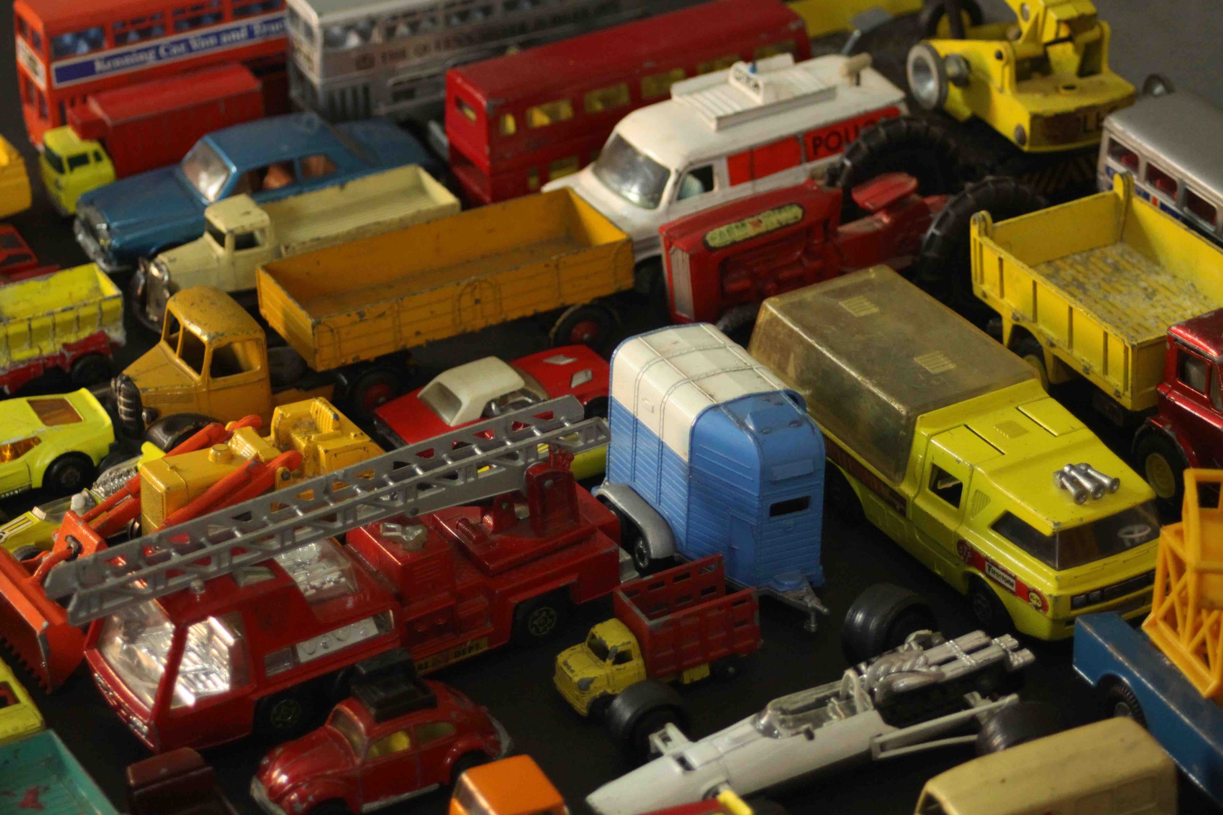 A large collection of approximately eighty play worn die cast vehicles. Various makes including - Image 9 of 16