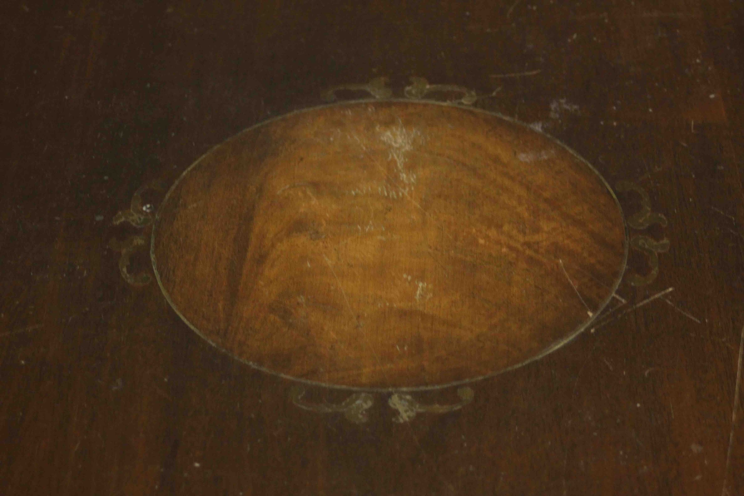 A mahogany Georgian style tilt top table on tripod swept base. H.73 Dia.106cm. - Image 7 of 10