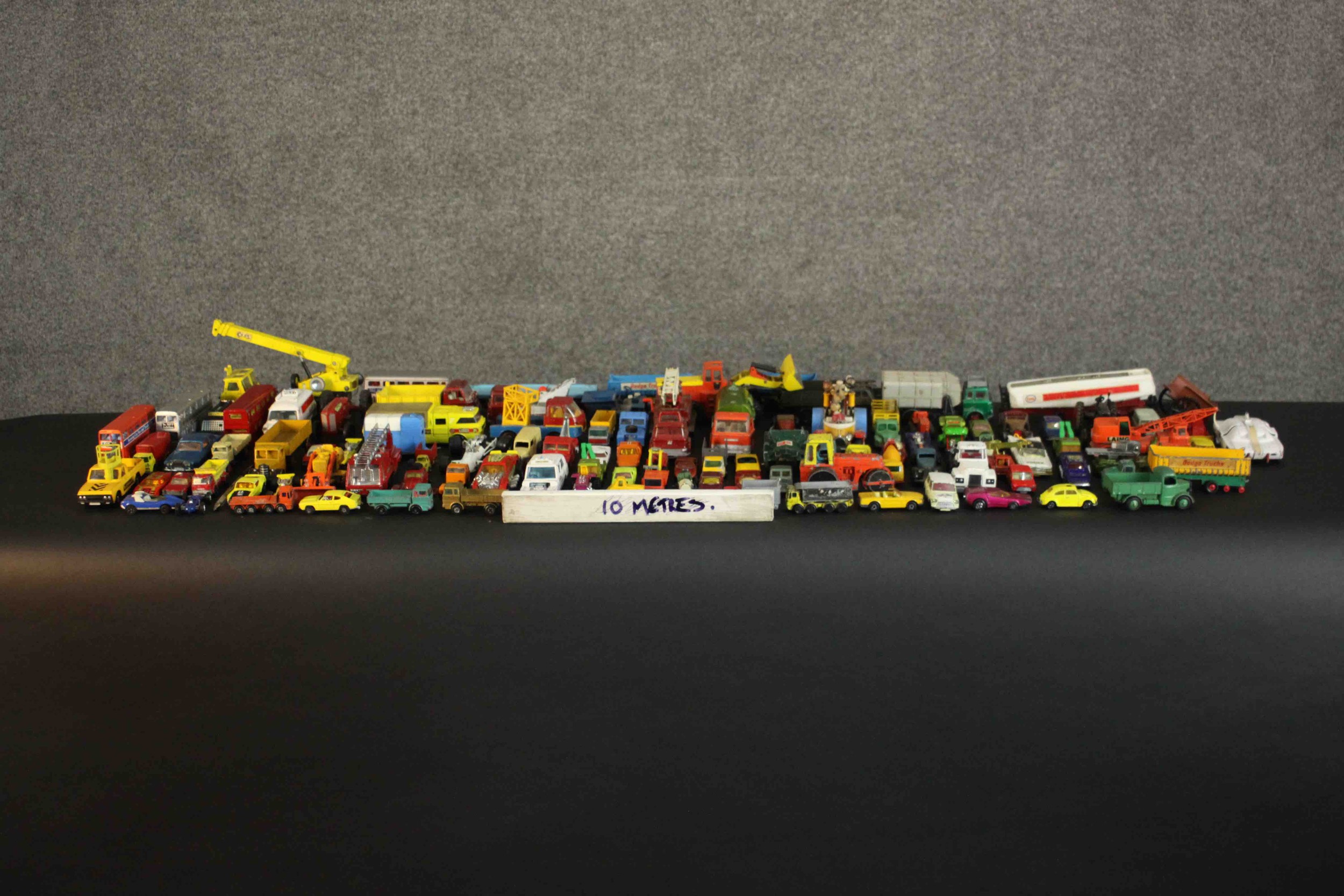 A large collection of approximately eighty play worn die cast vehicles. Various makes including - Image 2 of 16