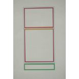 Marc Vaux (b.1932), Geometric Abstract, limited edition screenprint, signed and dated 2002, numbered
