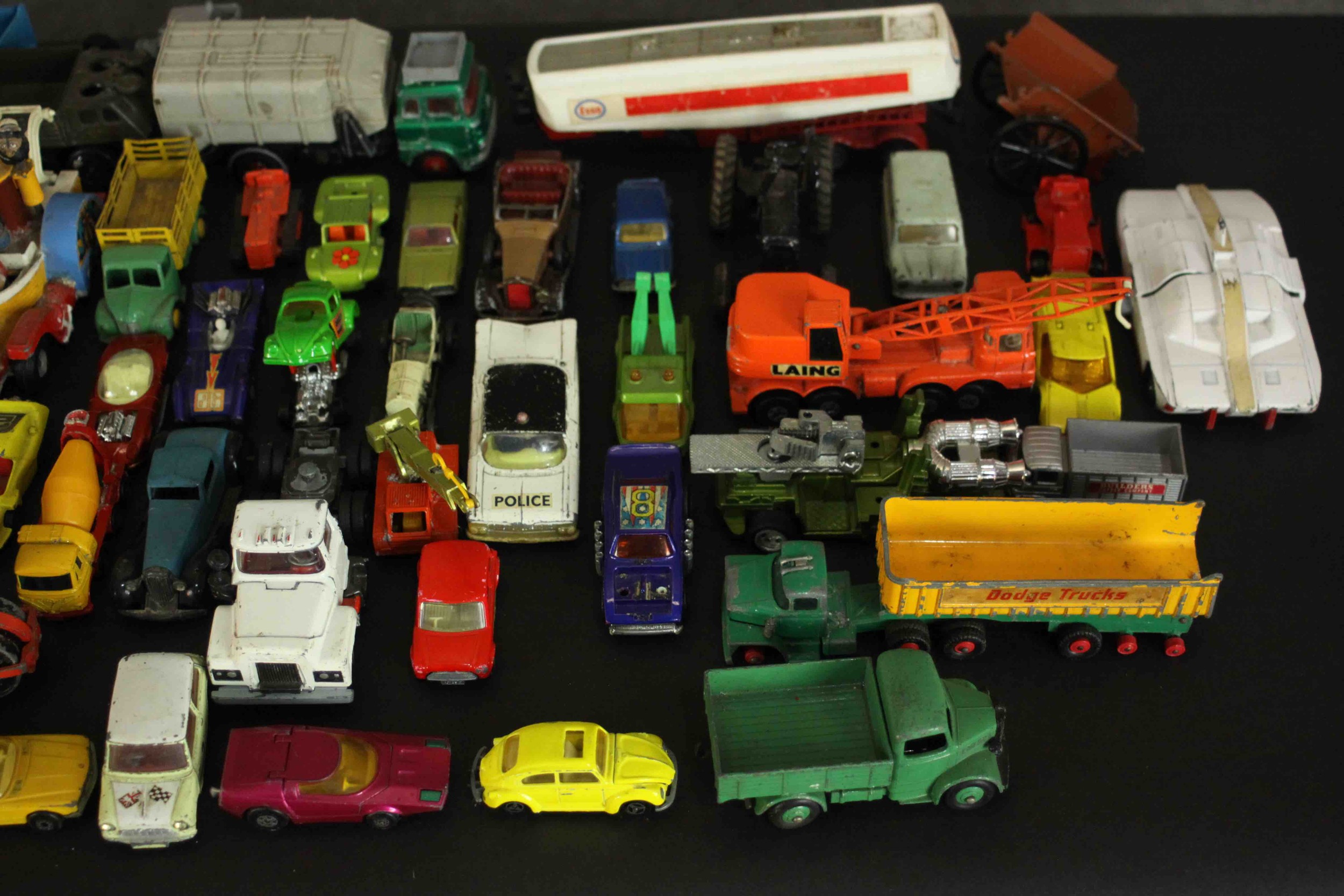 A large collection of approximately eighty play worn die cast vehicles. Various makes including - Image 3 of 16