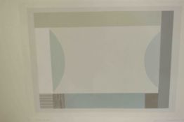 Emma Lawrenson, Blue Arches, limited edition screenprint, 12/20, signed, titled and numbered in