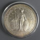 1911 Hong Kong China One trade silver dollar, 39 mm. UK Postage £12.
