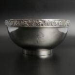 George III Scottish silver bowl, Edinburgh 1807, 358 grams. 14 x 7 cm. UK Postage £15.
