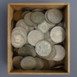 A box of English coins, various denominations and dates, 1900 grams approx. UK Postage £12.