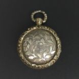 Silver Georgian vinaigrette, Thomas Newbold, Birmingham 1823. 29 x 40 mm. UK Postage £12.