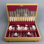 Duchess silver plate canteen of cutlery (42 pieces). UK Postage £25.