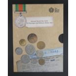 The Royal Mint Second World War 1945 UK Coinage and Defence Medal set. UK Postage £15.