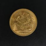 Queen Victoria 1899 gold half sovereign. UK Postage £12.