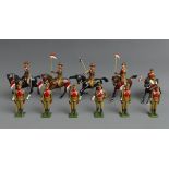 An early set of Canadian Army Britains? die cast toy soldiers. UK Postage £12.