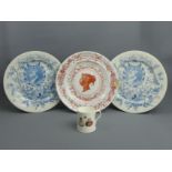 Royal Doulton Edward VII Coronation cup, two Royal Worcester 1911, George V Coronation plates and