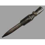 World War II Third Reich Seitengewehr EUF Horsher bayonet with fullered single edge blade and