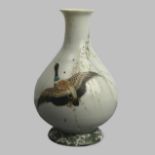 Japanese hand painted 19th century porcelain vase. 19 cm. UK Postage £12.