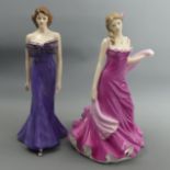 Coalport limited edition figurines Love Always and Helen both with c.o.a. 22.5 cm and 20 cm. UK