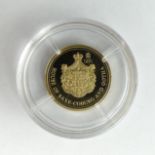 Queen Victoria 1837-1901 14 carat gold commemorative set, limited edition proof. 13.5 mm. UK Postage