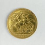 George V 1912 gold full Sovereign. UK Postage £12.