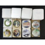 A collection of Wall plates by Wedgwood, Davenport and others, in their original boxes. Collection