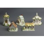 Coalport China Cottages - Little Grey Rabbits House, The Gatehouse, The Watermill, Dove Cote and..