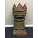 A Victorian terracotta chimney pot. 75 x 34 cm. Collection only.