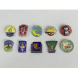 10 1960's era enamel Butlins badges. UK Postage £12.