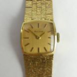 Gold tone Bulova manual wind movement dress watch, 22 mm inc. button. UK Postage £12. Condition