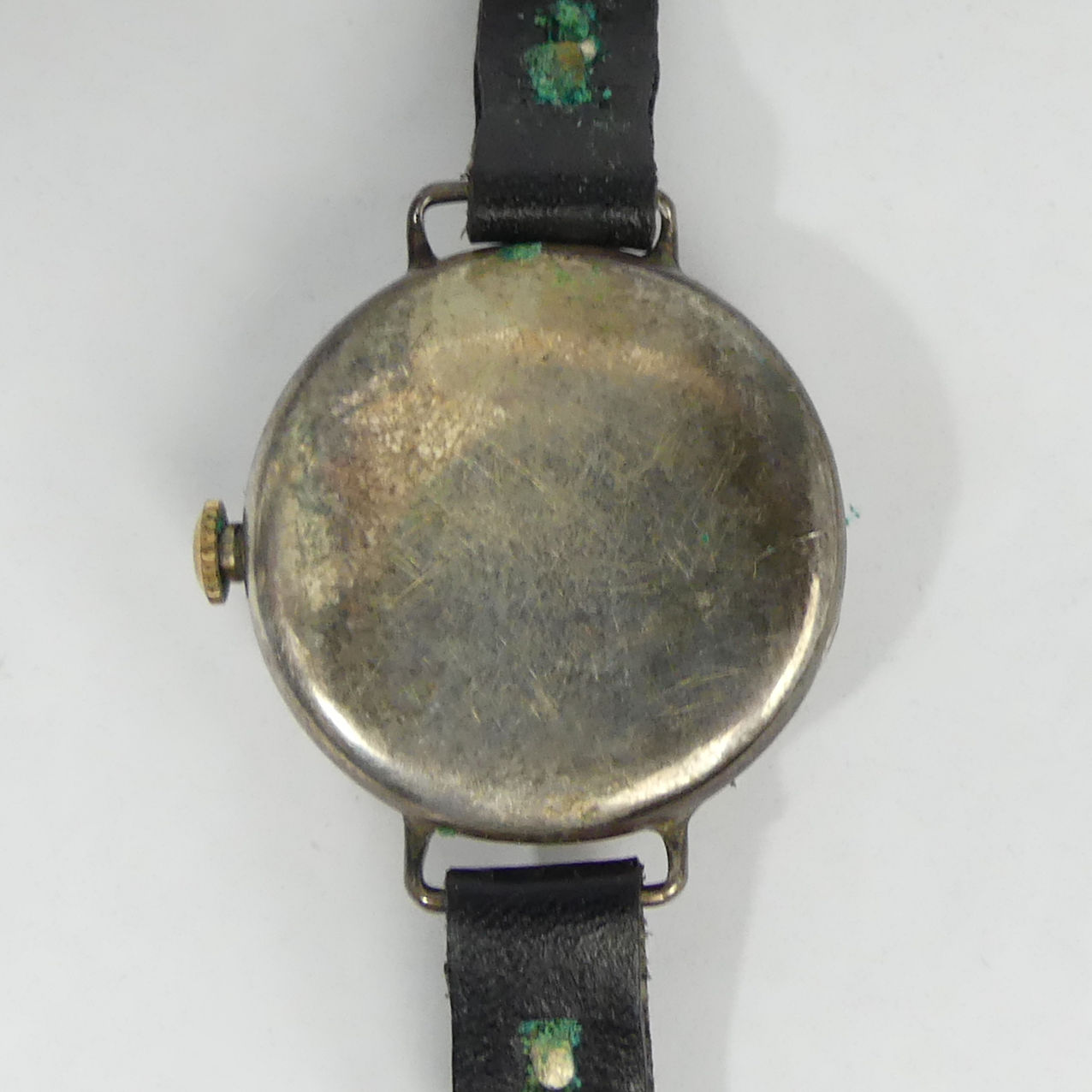 Early J W Benson silver cased manual wind watch, Birm.1913. 28 mm inc. button. UK Postage £12. - Image 3 of 5
