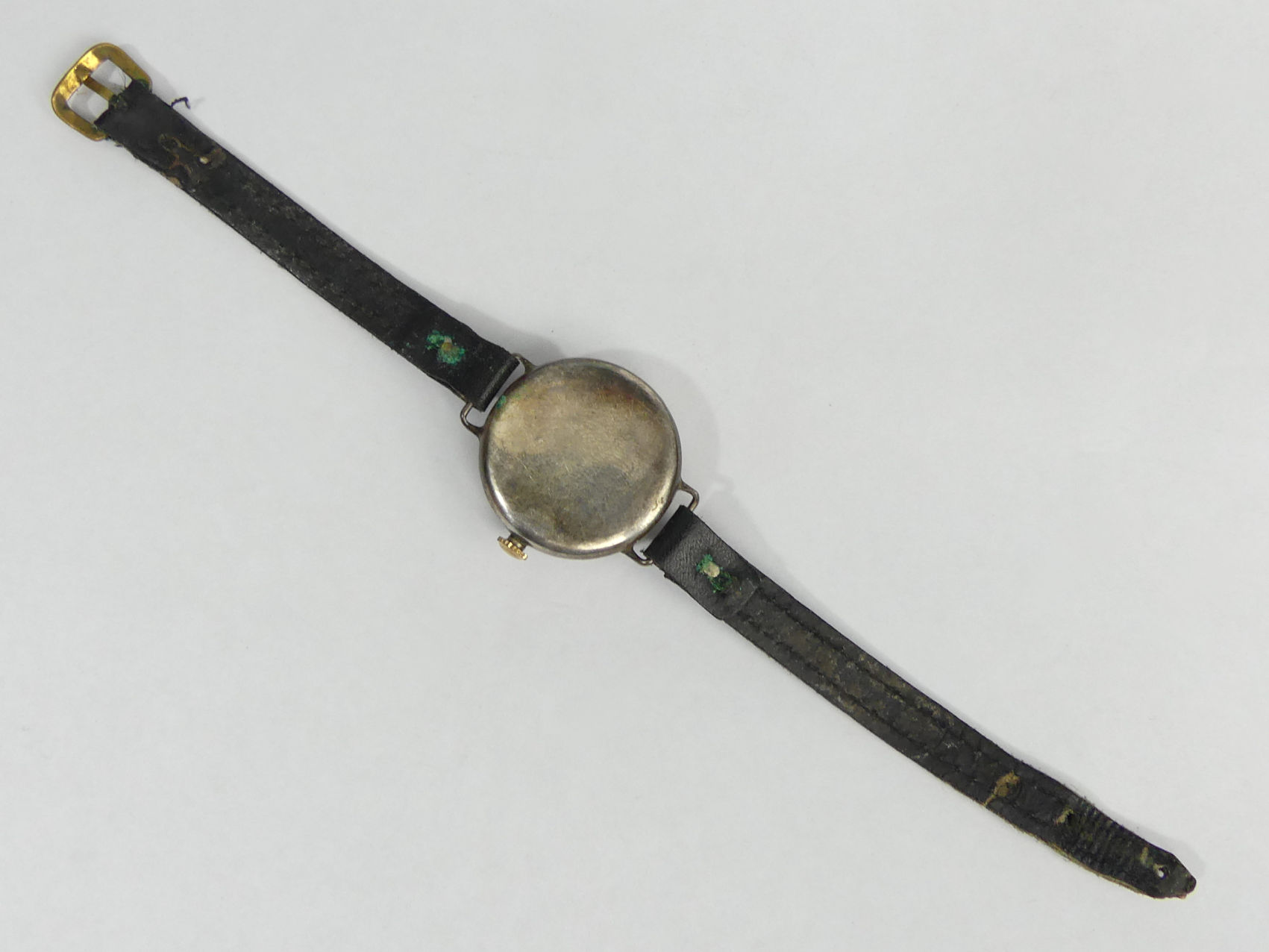 Early J W Benson silver cased manual wind watch, Birm.1913. 28 mm inc. button. UK Postage £12. - Image 5 of 5