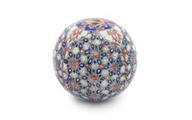 A PERSIAN CERAMIC IZNIK MOSQUE BALL