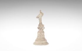 SIR WILLIAM REID DICK R.A. (BRITISH, 1879-1961): A PLASTER MAQUETTE FOR A BELL