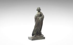 SIR WILLIAM REID DICK R.A. (BRITISH, 1879-1961): A PLASTER MAQUETTE OF A STANDING FIGURE