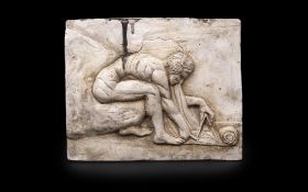 SIR EDUARDO PAOLOZZI (BRITISH, 1924-2005): NEWTON AFTER BLAKE, LARGE PLASTER RELIEF