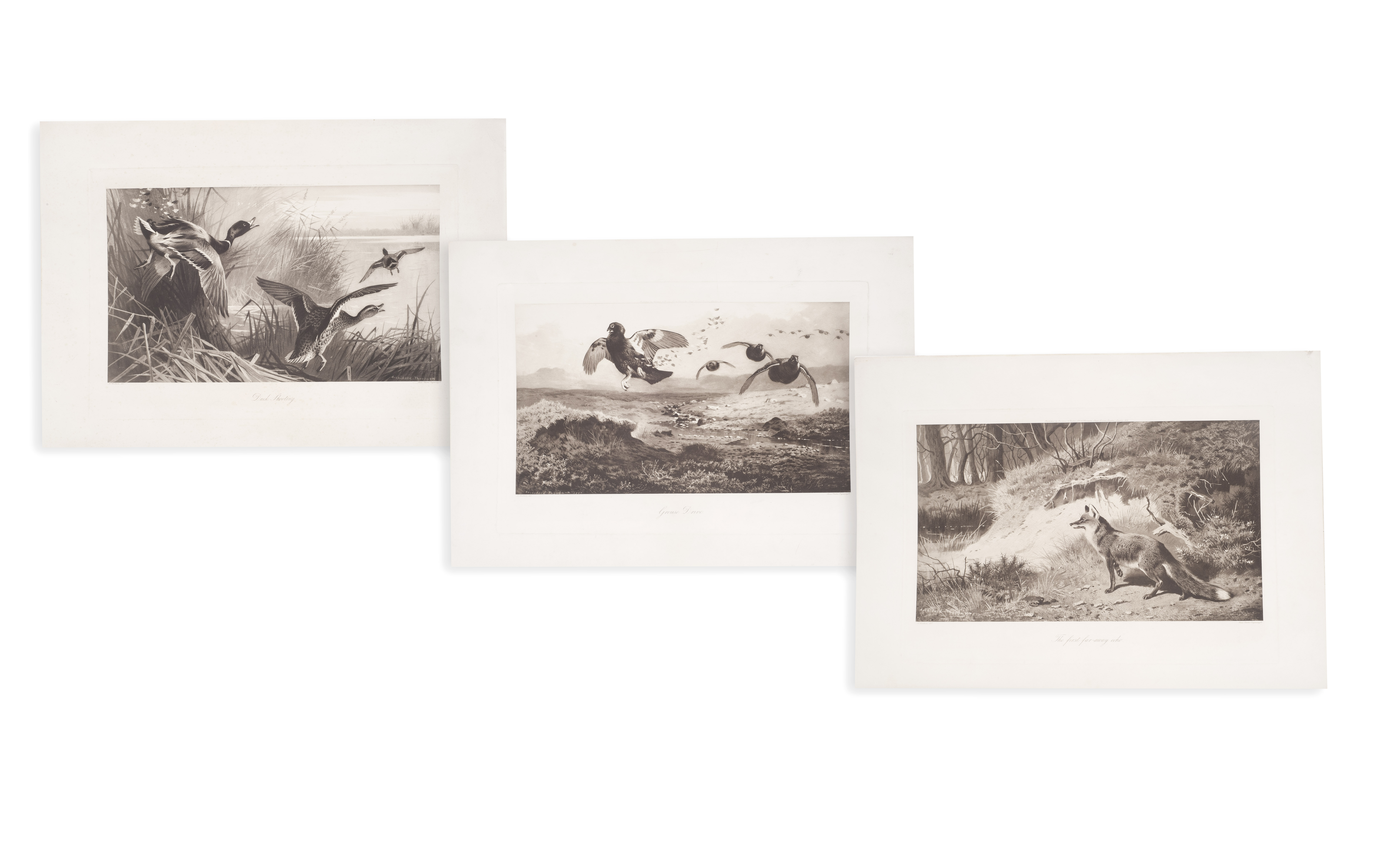 A PAIR OF 19TH CENTURY HUNTING SCENES TOGETHER WITH TEN OTHER PRINTS - Image 5 of 7