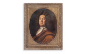 CIRCLE OF SIR GODFREY KNELLER (ENGLISH, 1646-1723): A PORTRAIT CIRCA 1710