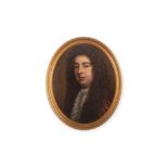 FOLLOWER OF CHARLES JERVAS: PORTRAIT OF A GENTLEMAN IN A WIG CIRCA 1730