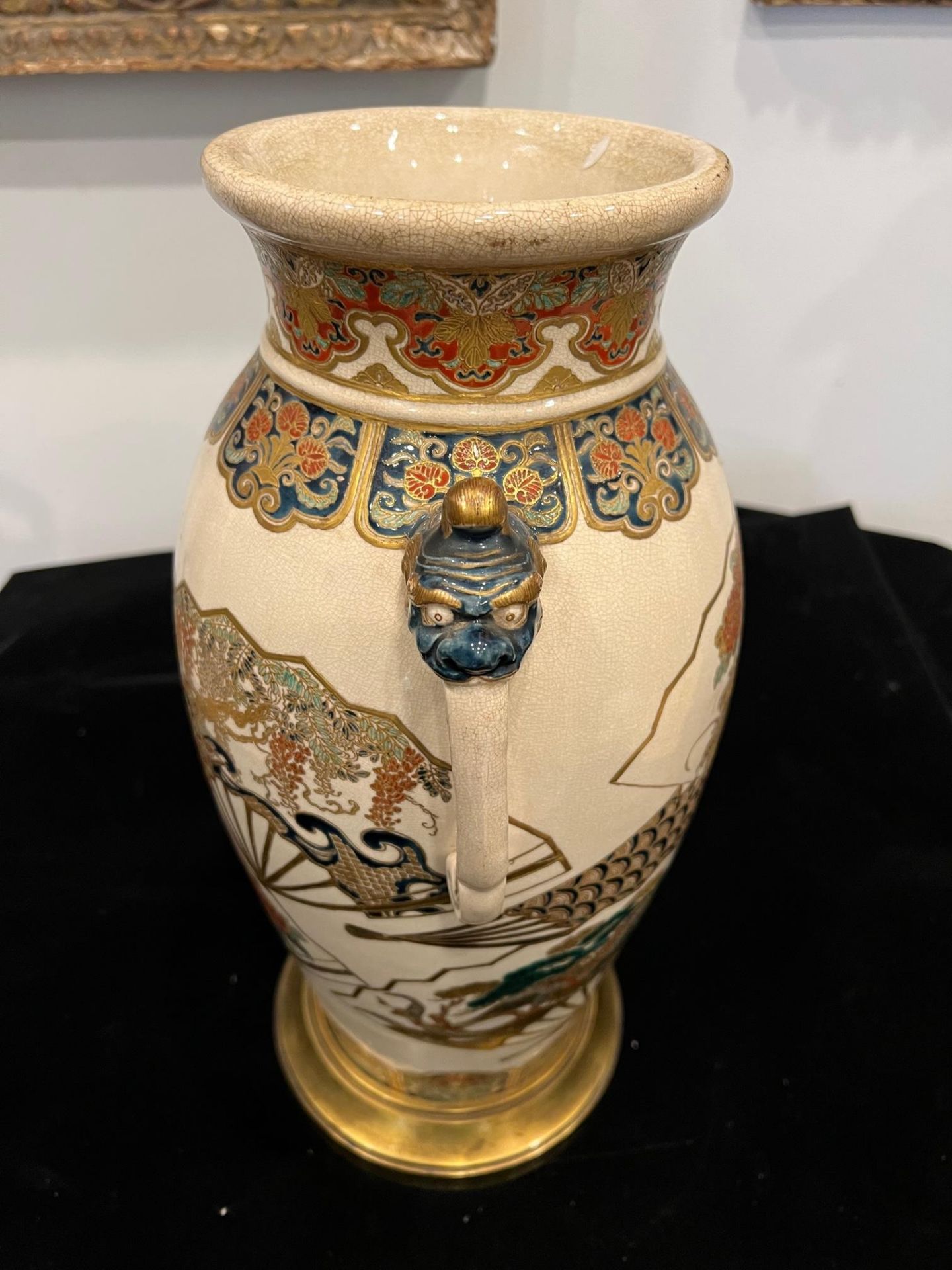 A JAPANESE IMPERIAL PERIOD SATSUMA VASE - Image 12 of 13