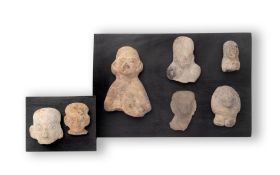 A COLLECTION OF PRE-COLUMBIAN HEADS