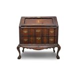 A MID 18TH CENTURY PORTUGUESE WALNUT BUREAU