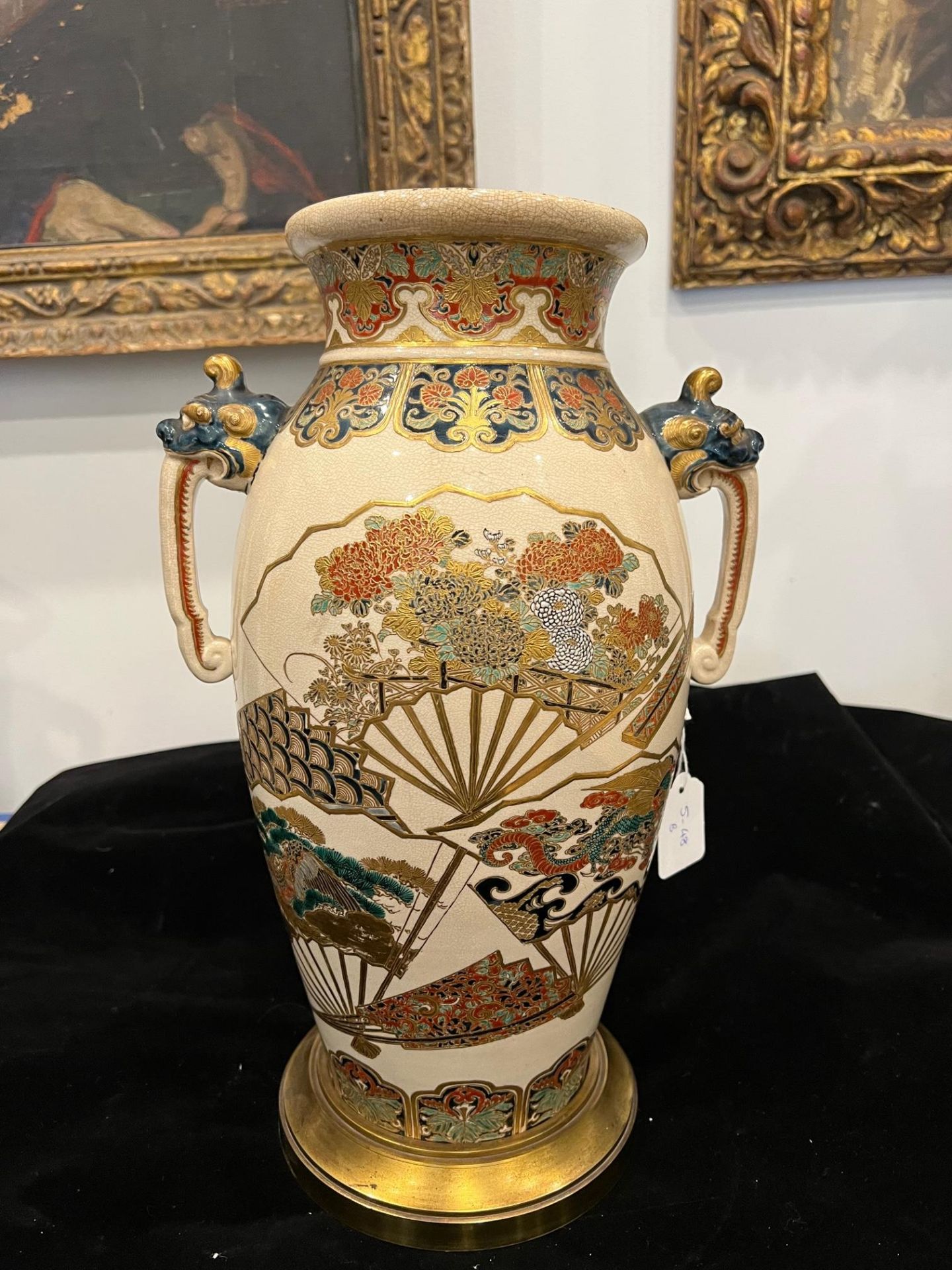 A JAPANESE IMPERIAL PERIOD SATSUMA VASE - Image 13 of 13