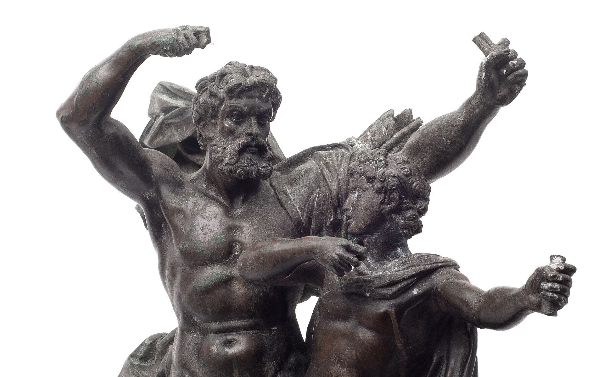 AFTER FRANCOIS RUDE, FRENCH (1784-1855): A 19TH CENTURY BRONZE MODEL OF THE EDUCATION OF ACHILLES - Bild 4 aus 4