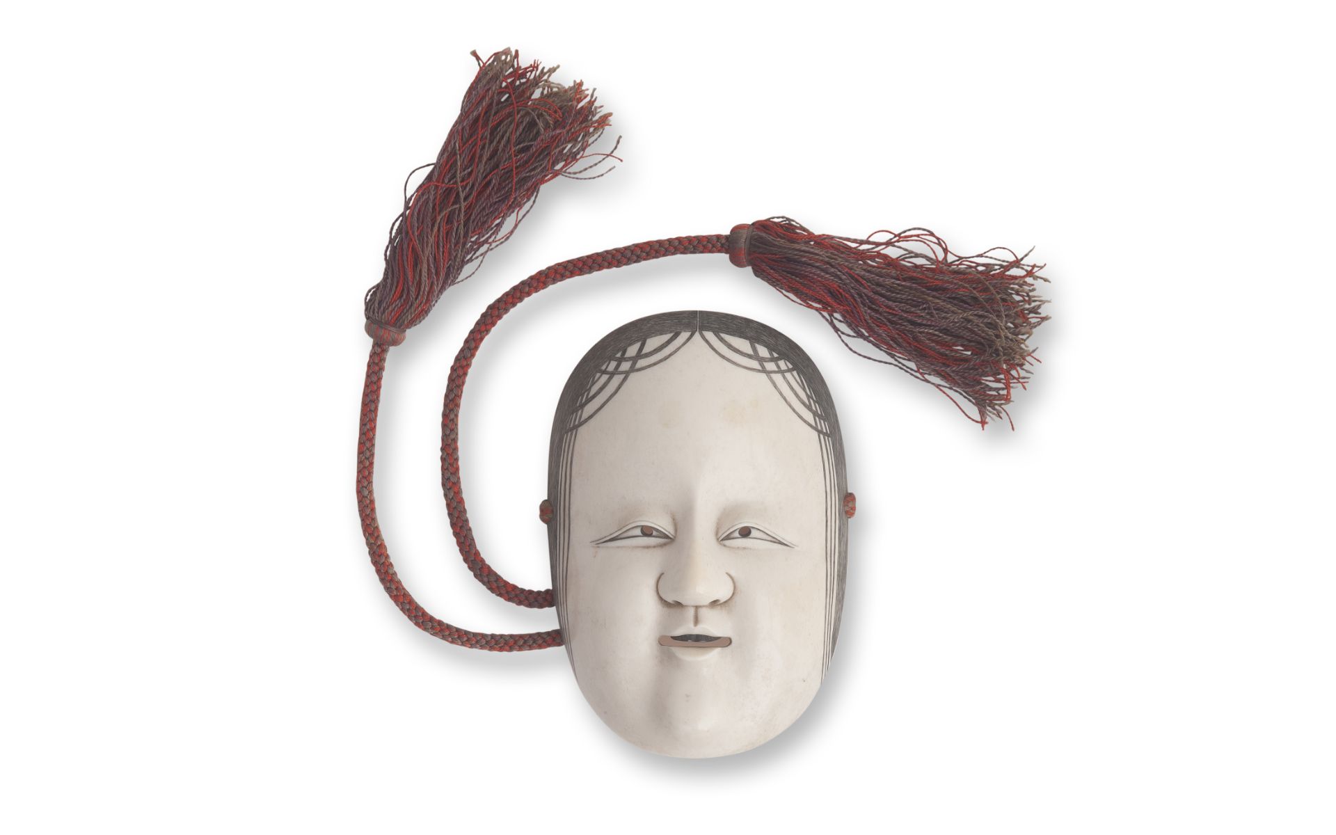 A 19TH CENTURY JAPANESE IVORY NOH MASK