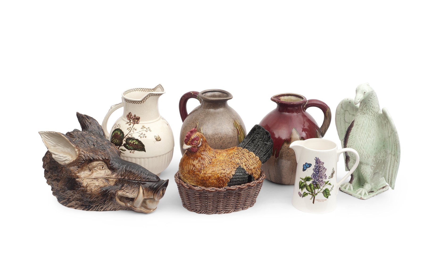 A COLLECTION OF 20TH CENTURY POTTERY AND CERAMIC PIECES