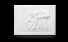 SIR EDUARDO PAOLOZZI (BRITISH, 1924-2005): NEWTON AFTER BLAKE, PLASTER RELIEF