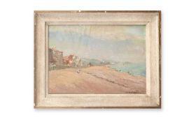 THE HON. NOEL G BLIGH (BRITISH, 1888-1984): A PAINTING OF A BEACH SCENE IN HYTHE
