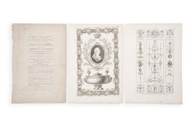 TWENTY TWO 18TH CENTURY ETCHED ARCHITECTURAL DESIGNS AFTER THE ANTIQUE