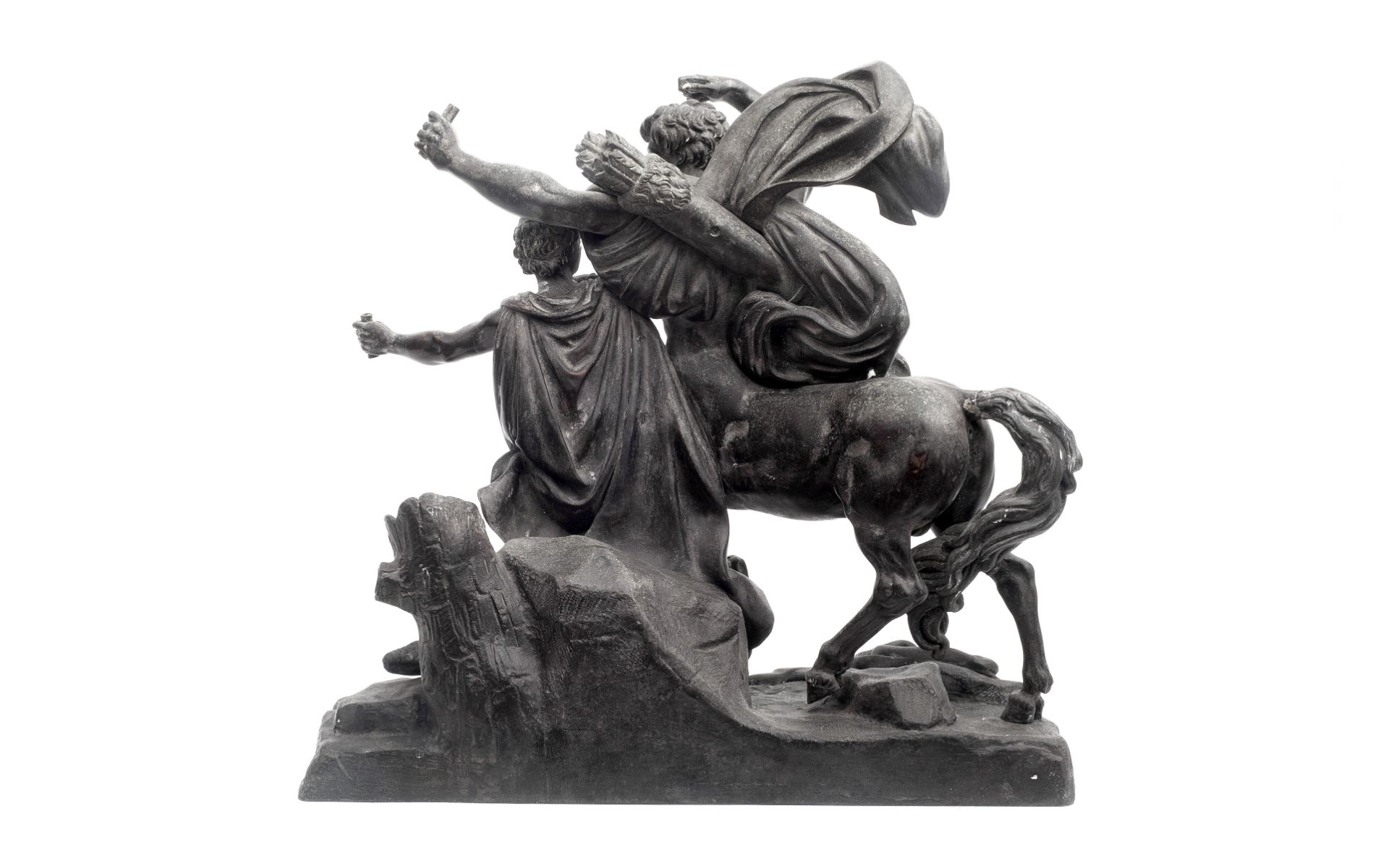 AFTER FRANCOIS RUDE, FRENCH (1784-1855): A 19TH CENTURY BRONZE MODEL OF THE EDUCATION OF ACHILLES - Bild 3 aus 4