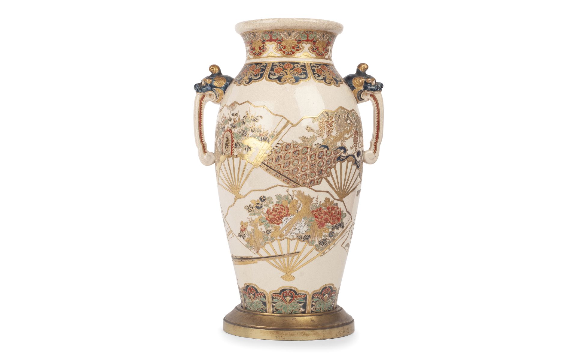 A JAPANESE IMPERIAL PERIOD SATSUMA VASE - Image 2 of 13