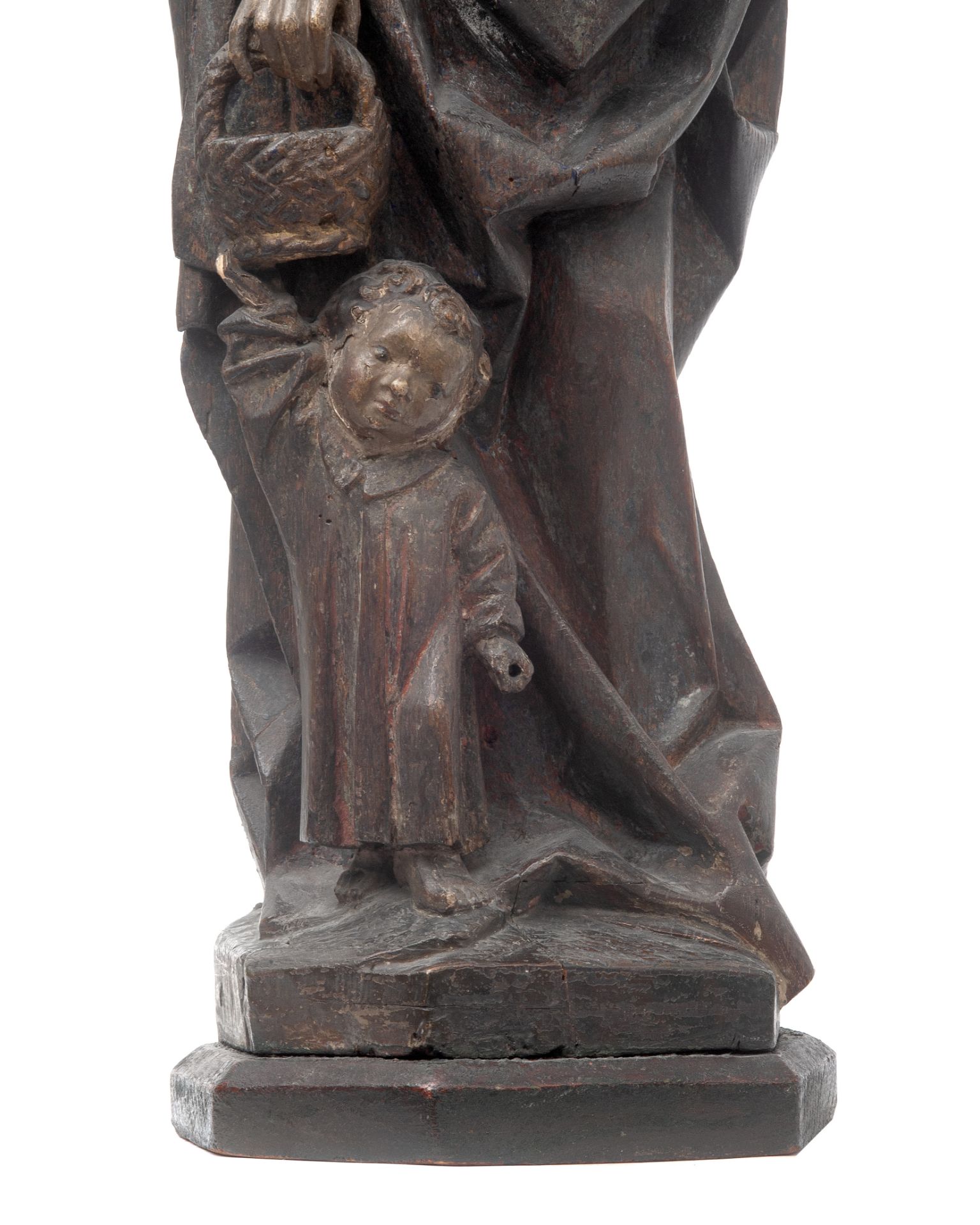 CIRCLE OF MICHEL ERHART (C.1440-1522, ULM): A SOUTH GERMAN FIGURE OF THE VIRGIN AND CHILD... - Bild 6 aus 6