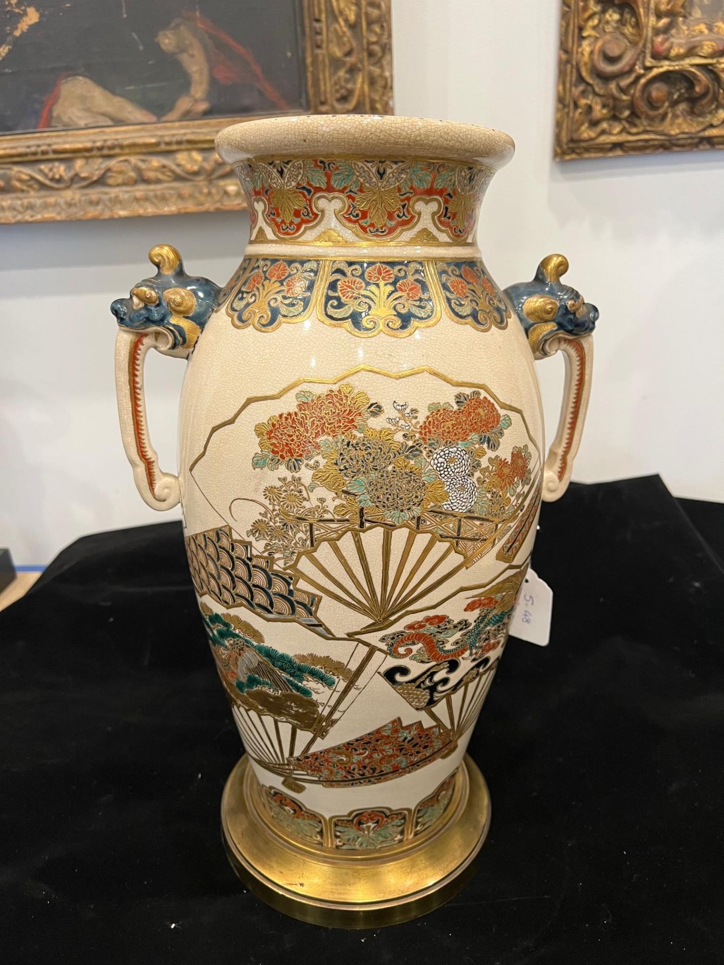 A JAPANESE IMPERIAL PERIOD SATSUMA VASE - Image 8 of 13