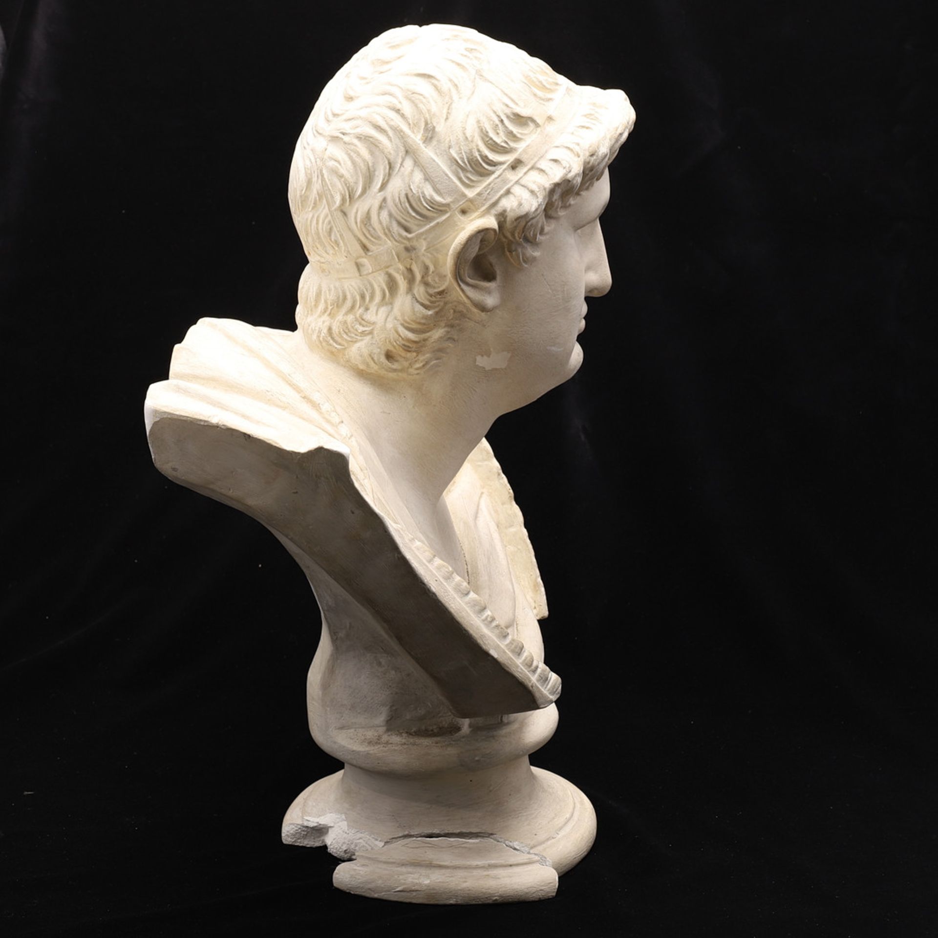 AFTER THE ANTIQUE: A PLASTER BUST OF NERO - Bild 4 aus 5